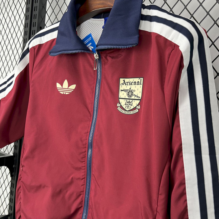 24-25 ARS Jujube red Windbreaker