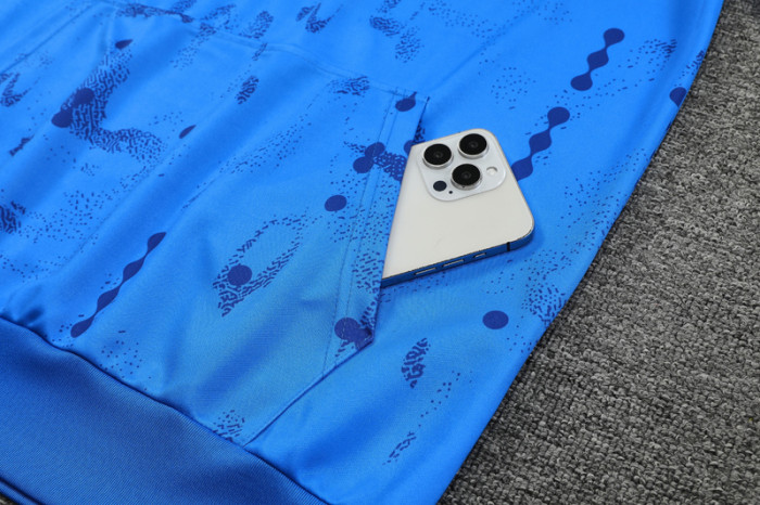 24-25 CHE Blue Hoodie Tracksuit (卫衣套装)