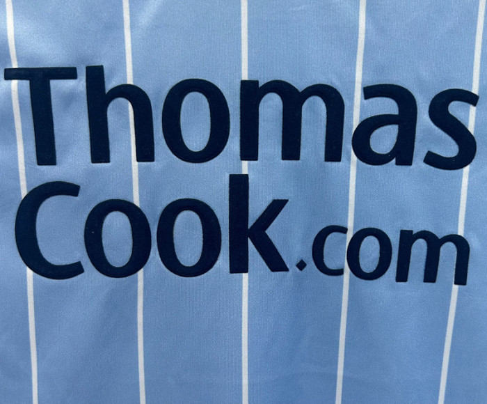 2007-2008 Man City Home Retro Soccer Jersey