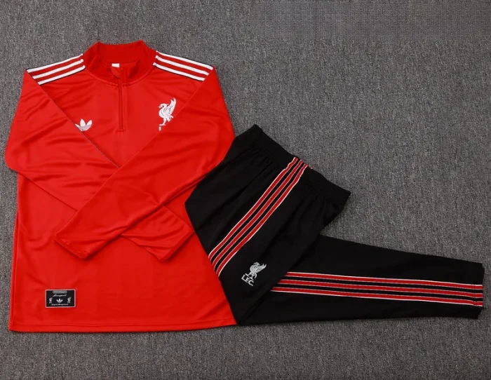 2025-26 LIV Red Kids Half Pull Tracksuit #E2597(童装)(半拉链)