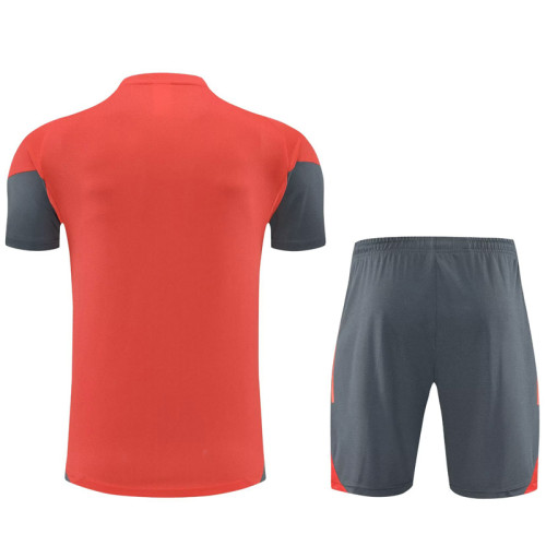 2025-26 Bayern Orange Training Short Suit