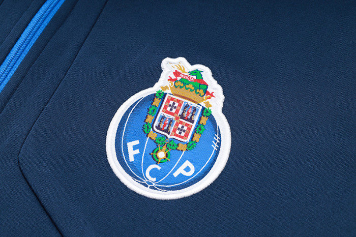 24-25 Porto Royal blue Half Pull Tracksuit (半拉链)