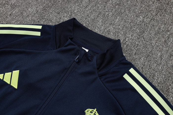 2025-26 RMA Royal blue Kids Jacket Tracksuit#E2569(童装)(绿标)