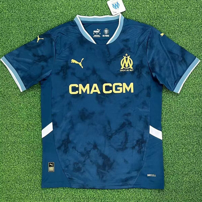 24-25 Marseille Away Fans Soccer Jersey