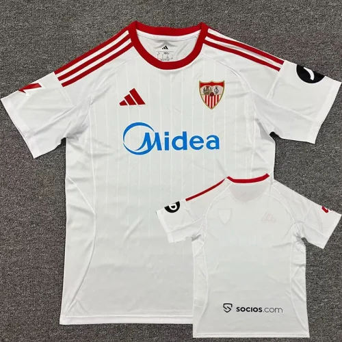 25-26 Sevilla Home Fans Soccer Jersey