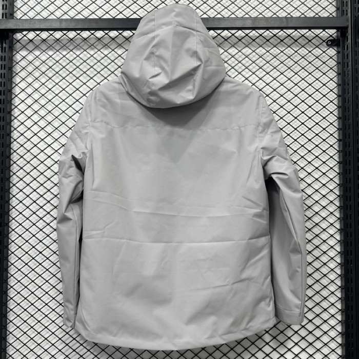2024 Yonex Cotton Thickened warm Grey Outdoor Jackets #A804加棉冲锋衣