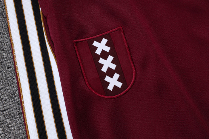 2025-26 Ajax Jujube red Jacket Tracksuit #A2520