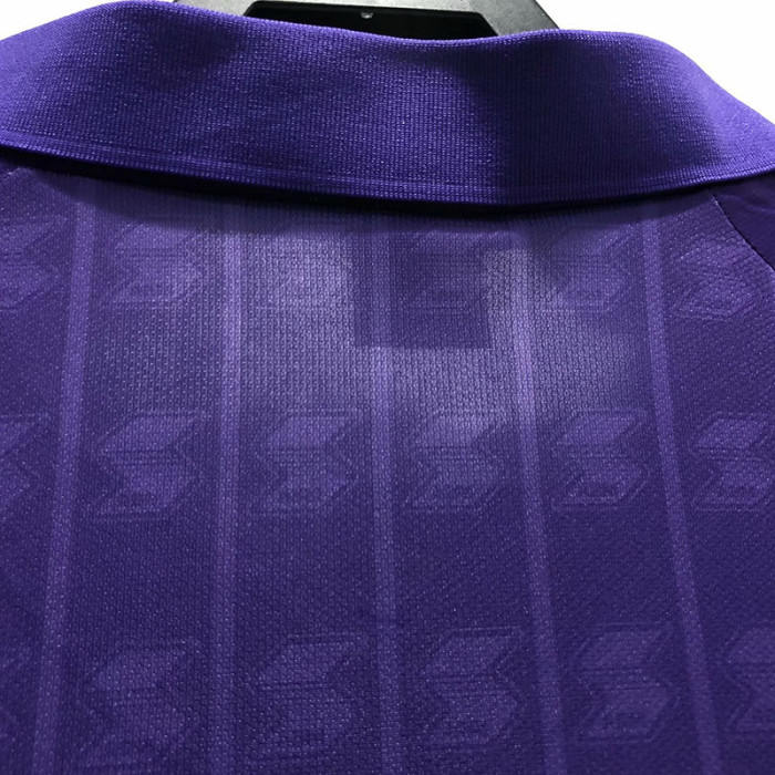 1989-1990 Fiorentina Home Retro Soccer Jersey