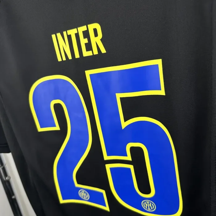 25-26 INT #25 Casual Edition Black NFL Jersey