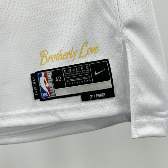 24-25 76ERS GEORGE #8 White City Edition Top Quality Hot Pressing NBA Jersey