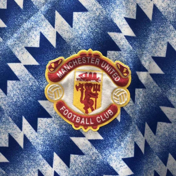 1990-1992 Man Utd Away Retro Soccer Jersey