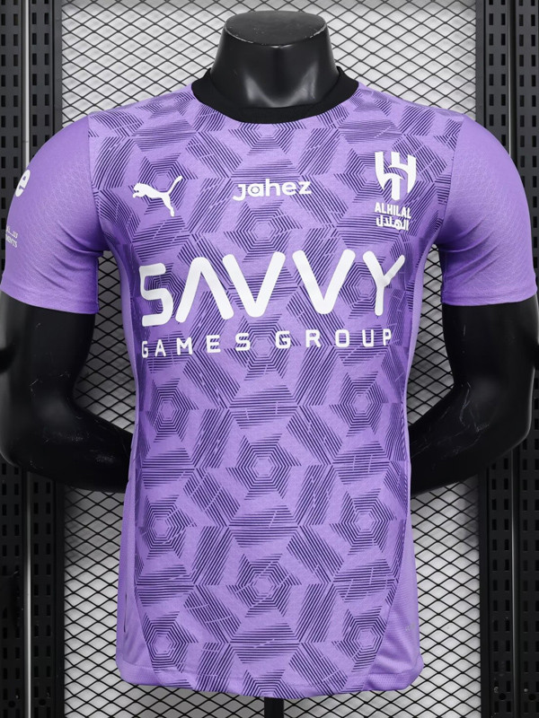 24-25 Al-Hilal Third Player Version Soccer Jersey