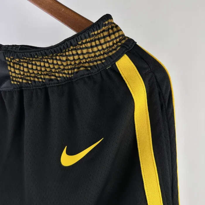 2023-24 WARRIORS Black City Edition Top Quality NBA Pants
