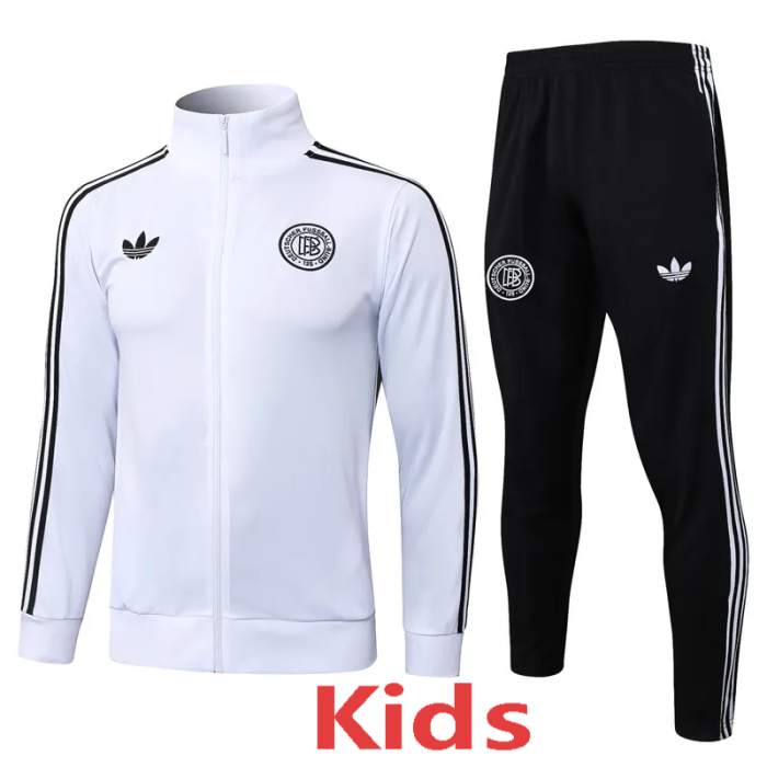 2025-26 Germany White Kids Jacket Tracksuit#E25111(童装)