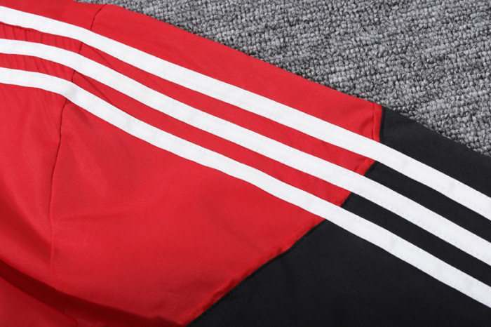 24-25 Man Utd Red Black Windbreaker (High Quality)球员