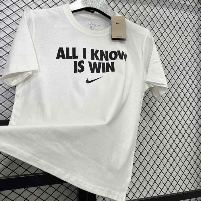 T204 NK White High Quality Casual T-Shirt #字母