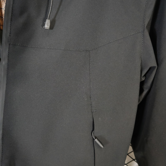 2024 UA Cotton Thickened warm Black Outdoor Jackets #A803加棉冲锋衣