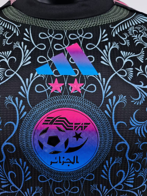 25-26 Algeria Black Player Version Training shirts #A37