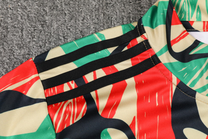24-25 ARS Green red Half Pull Tracksuit (半拉链)(涂鸦)
