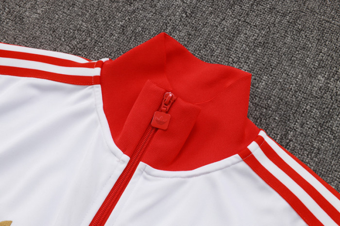 2025-26 Bayern White Kids Jacket Tracksuit #E2525(童装)