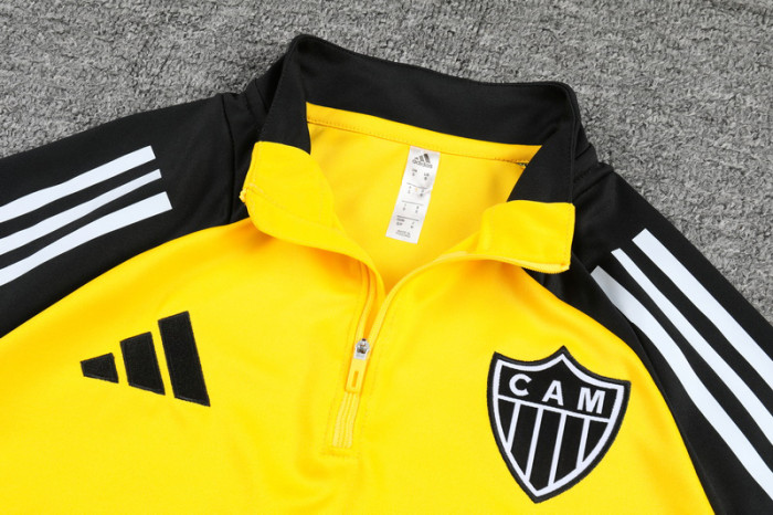 25-26 Atletico Mineiro Yellow Half Pull Tracksuit (半拉链)