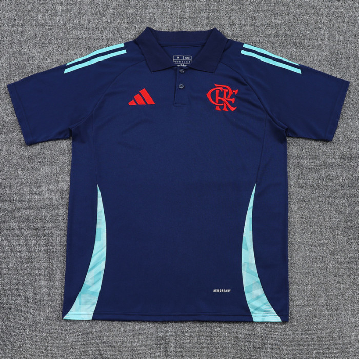 25-26 Flamengo Royal Blue Polo Short Sleeve