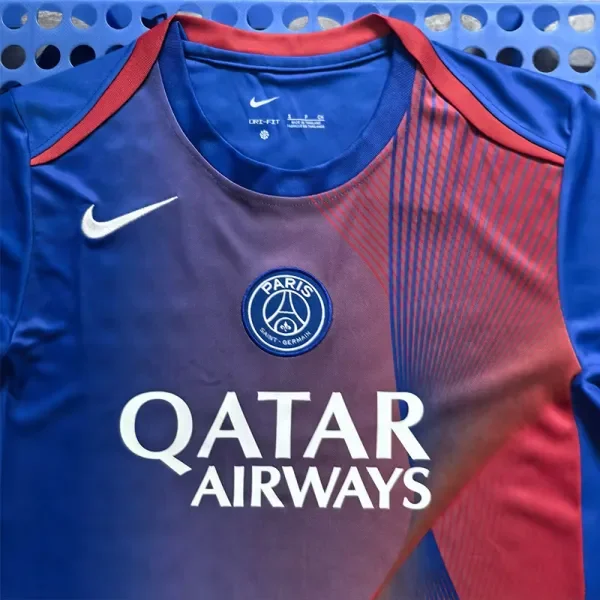 2025-26 PSG Blue Red Training Shirts