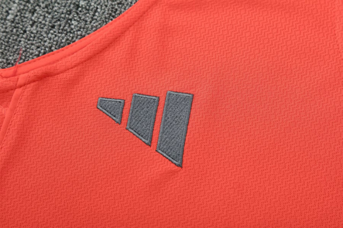 2025-26 Bayern Orange Tank top and shorts suit