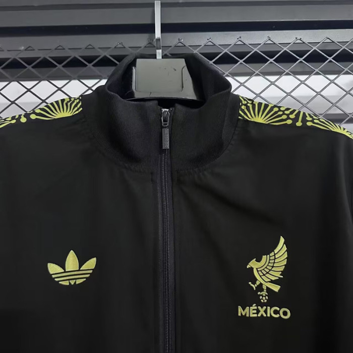 2025-26 Mexico Black Windbreaker