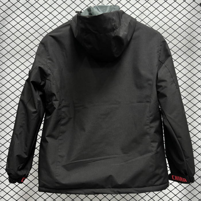 2024 UA Velvet Thickened warm Black Outdoor Jackets #F4加绒冲锋衣