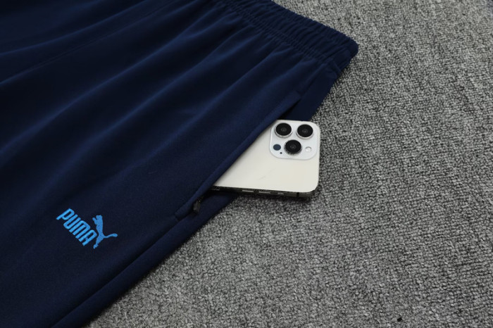 2025-26 Marseille Fancy blue Jacket Tracksuit