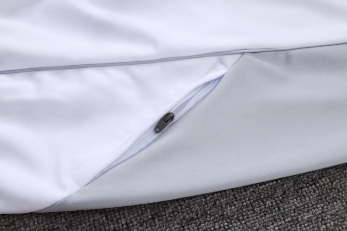 2025-26 RMA White grey Kids Jacket Tracksuit#E25100(童装)