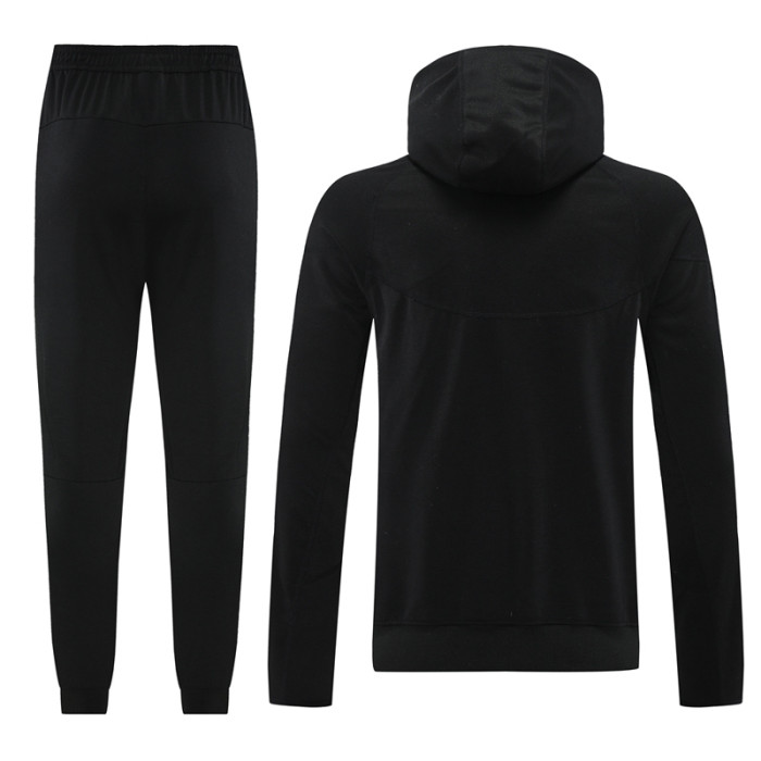 24-25 CHE Black Hoodie Jacket Tracksuit #01