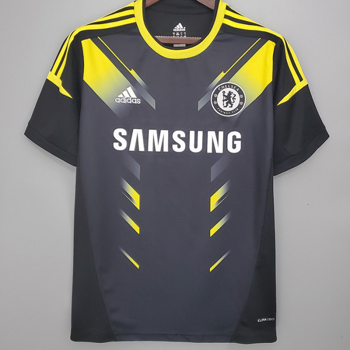 2012-2013 CHE Away Black Retro Soccer Jersey