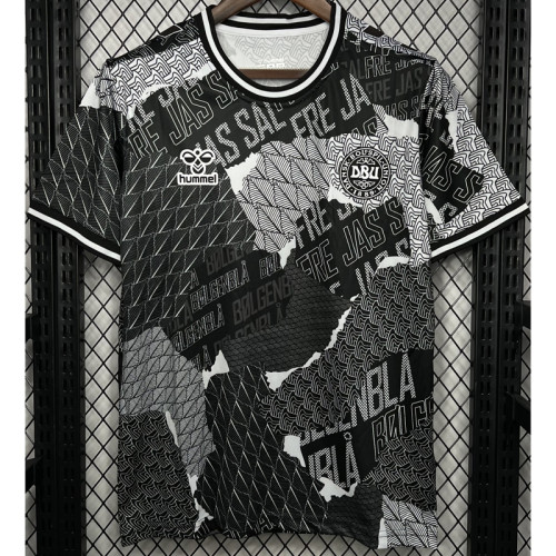24-25 Denmark Black Training Shirts