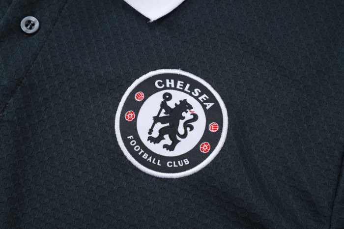 25-26 CHE Dark gray Polo Tracksuit #C2522