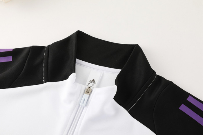 24-25 Germany Black White Jacket Tracksuit #02
