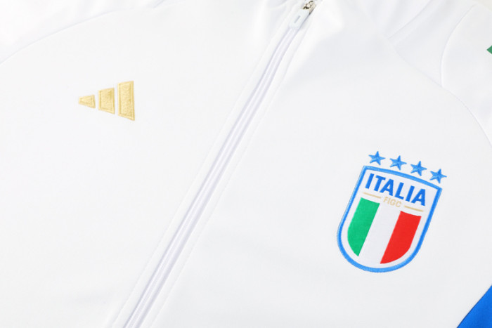 24-25 Italy White Jacket Tracksuit #02