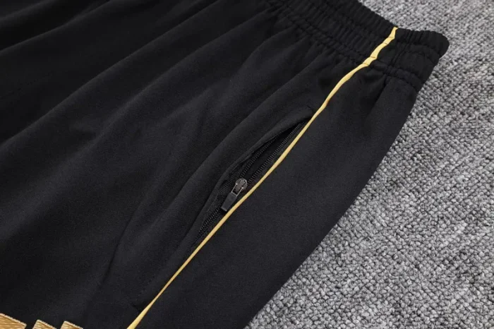 2025-26 Lyon Black Training Long Pants (Have Pocket)