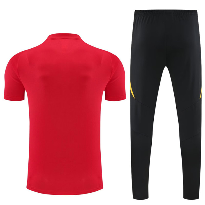 25-26 Bayern Red Polo Tracksuit
