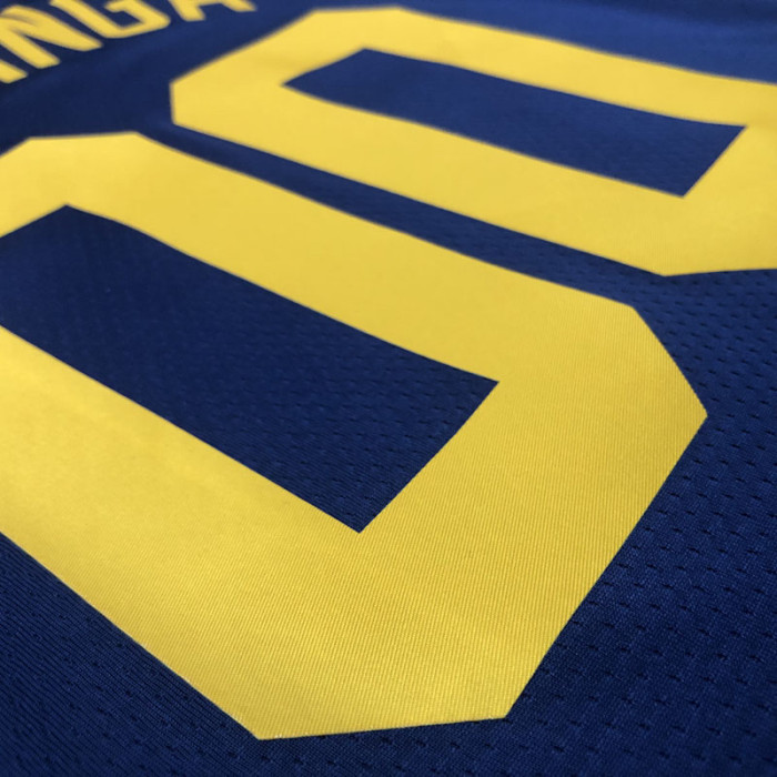 22-23 WARRIORS KUMINGA #00 Royal blue Top Quality Hot Pressing NBA Jersey (Trapeze Edition)