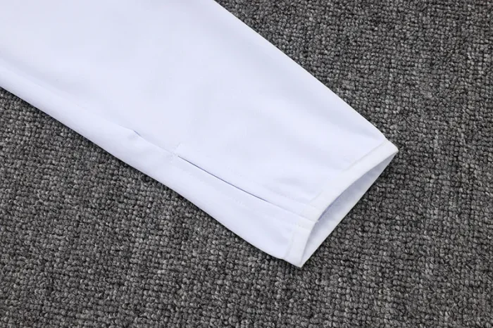 25-26 JUV White Half Pull Tracksuit (半拉链)