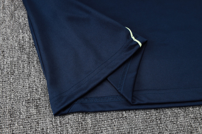 2025-26 RMA Royal blue Kids Half Pull Tracksuit#E2539(童装)(半拉链)
