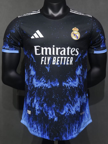 24-25 RMA Blue Special Edition Player Version Soccer Jersey 海之蓝