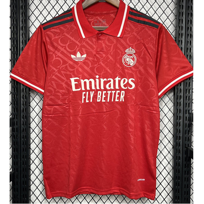 24-25 RMA Red Special Edition Fans Soccer Jersey