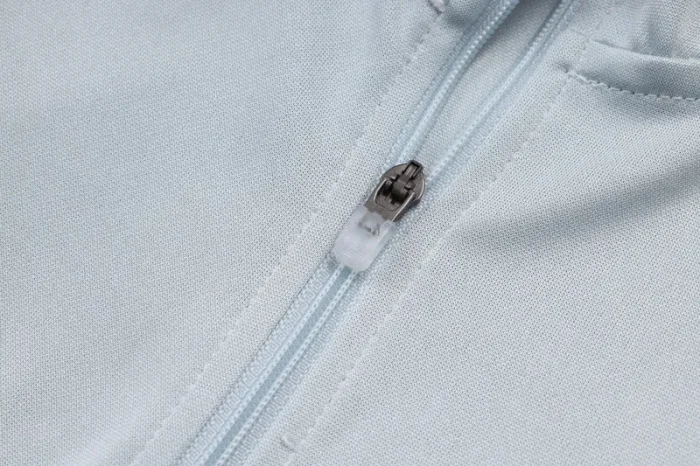 2025-26 Bayern Light gray Kids Half Pull Tracksuit#E2582(童装)(半拉链)