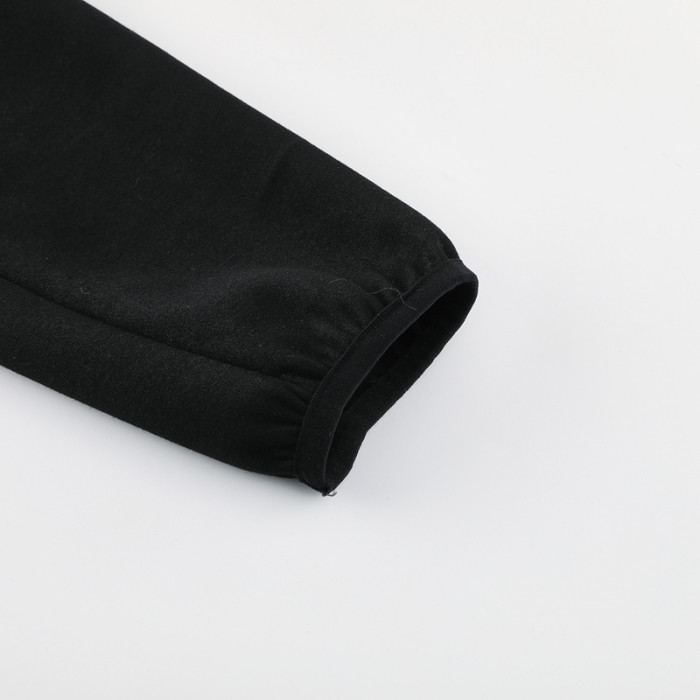 2024 AD Black Hoodie Jacket Tracksuit #AM05