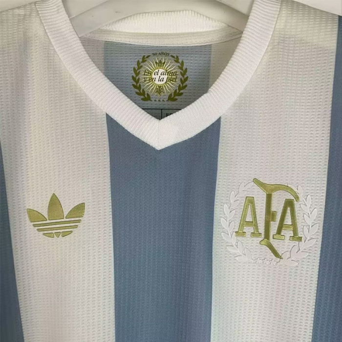 24-25 Argentina 50th Anniversary Long Sleeve Soccer Jersey (长袖)