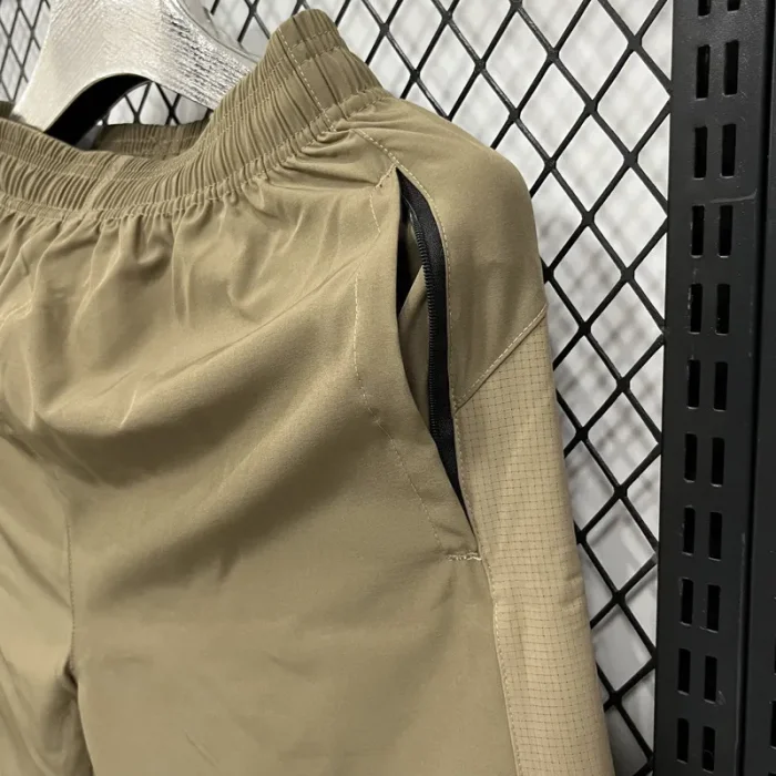 D980 AD Khaki Casual Short Pants