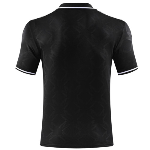 25-26 Man Utd Black Polo Short Sleeve